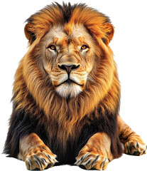 Fototapeta premium Majestic African Lion Portrait