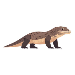 Obraz premium Illustration of Komodo Dragon animal dragon komodo vector