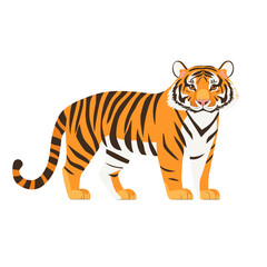 Obraz premium Illustration of Bengal Tiger wildlife animal vector