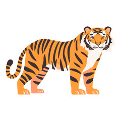 Obraz premium Illustration of Bengal Tiger wildlife animal vector