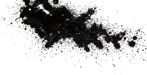 Dramatic Black Liquid Splash High Resolution Texture Abstract Background Ink Splashes Dark Water