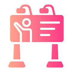 billboard Gradient icon