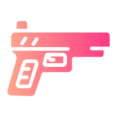 gun Gradient icon