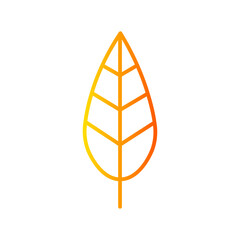 leaf gradient icon