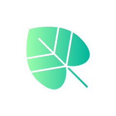 leaf gradient icon