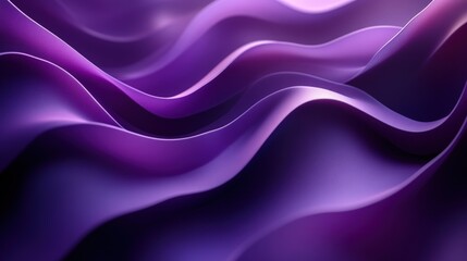 Abstract purple wavy forms