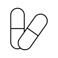 capsule line icon