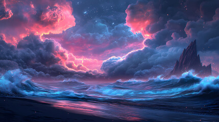Fototapeta premium dramatic storm clouds