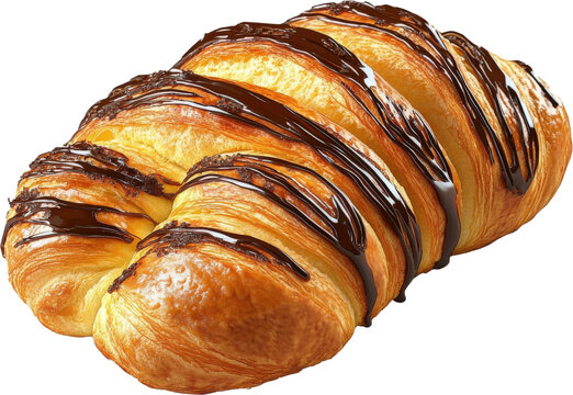 Delicious Chocolate Croissant