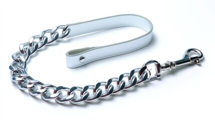 Elegant silver bracelet, a closeup view showcasing its intricate clasp and design