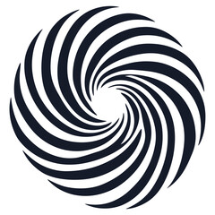 Spiral elements icon spiral geometric abstract vector
