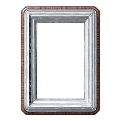 Elegant Decorative Frame with Transparent Background for Art Displays