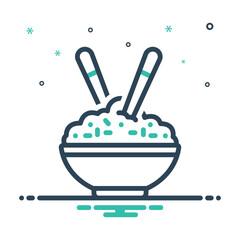 Mix icon for brown rice