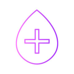 Obraz premium blood gradient icon