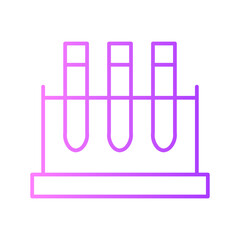 test tube gradient icon
