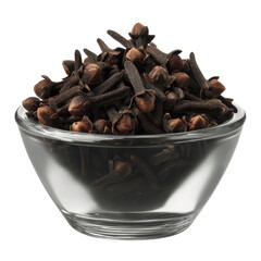 Aromatic Cloves in a Glass Bowl