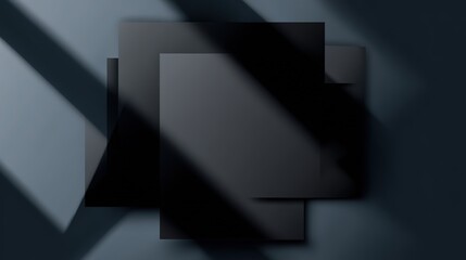 Black Abstract Geometric Background Vector Design with Dynamic Lines and Minimalist Shapes for Tech Presentations, Corporate Branding, Digital Content, Web Banners, and Luxury Visual Projects. Dark Mo