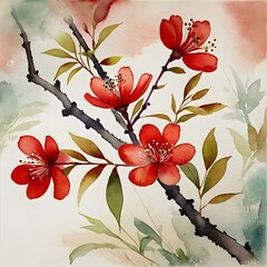 Vintage floral background