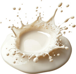 Creamy Milk Splash Art