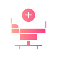 Fototapeta premium bed gradient icon