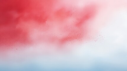 Fototapeta premium Abstract Red Blue Watercolor Background Minimalist Design Soft Hues Texture
