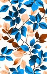 Fototapeta premium seamless floral background