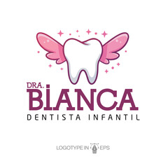 Fototapeta premium Logotipo em EPS Dentista