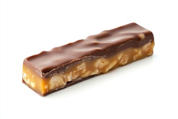 Rich dark chocolate bar filled with caramel and nuts