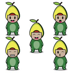 Avocado Fruit Illustration