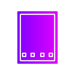 tablet gradient icon