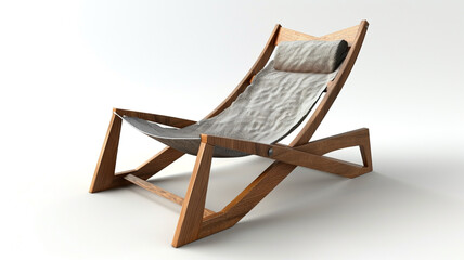 Modern sling chair: Stylish, comfortable, and minimalist. Perfect for any contemporary space.