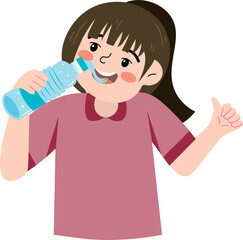 Kids and health awareness illustration