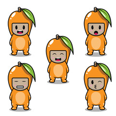 Mango Fruit Illustration