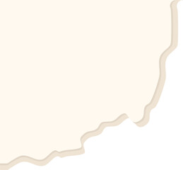 Creamy Drip: Abstract Beige Form with Delicate Shadow, Rounded Edges, Minimalist Design.