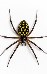 Obraz premium spider isolated on white background