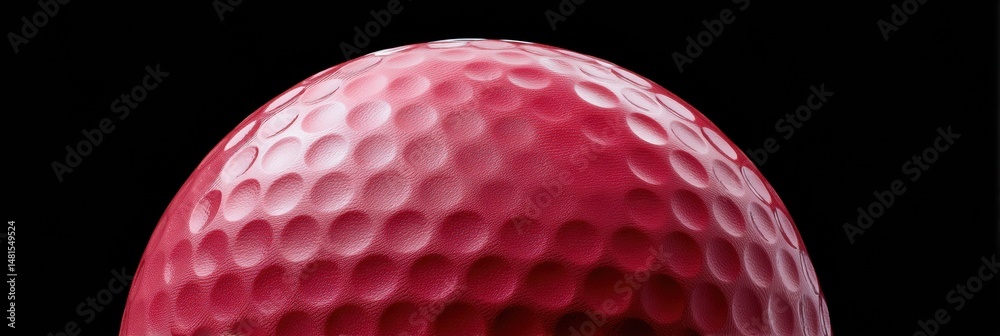 Aufkleber precision performance golf hyper-realistic 8k dimpled sphere showcasing advanced material engineerin