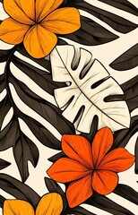 abstract floral background