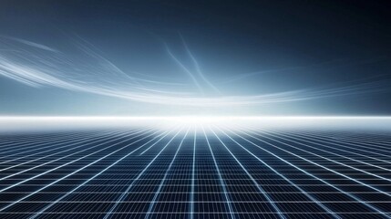 Artistic illustration highlighting the efficiency of solar energy systems.