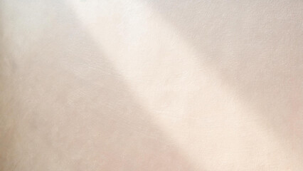 Naklejka premium 自然光が差し込むベージュの壁 美容 コスメ系背景テクスチャ 