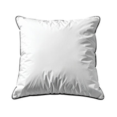 Soft, plush white pillow with a smooth texture, designed for comfort and aesthetic appeal