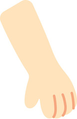 팔 일러스트