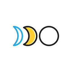 Multi color icon for phase