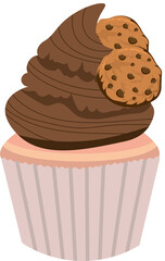 Festive Cupcake for Happy Birthday Celebration