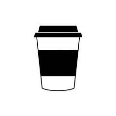 Coffee cup illustration graphic element isolated on transparent background