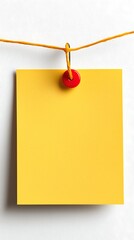 Yellow sticky note