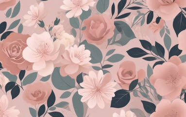 Pastel pink flower macro background