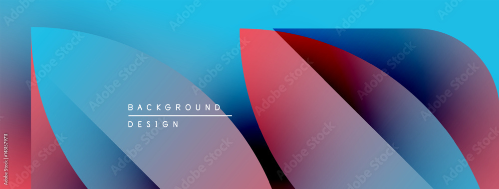Aufkleber abstract gradients overlap, creating dynamic visual texture. blue, pink, purple hues blend seamlessl