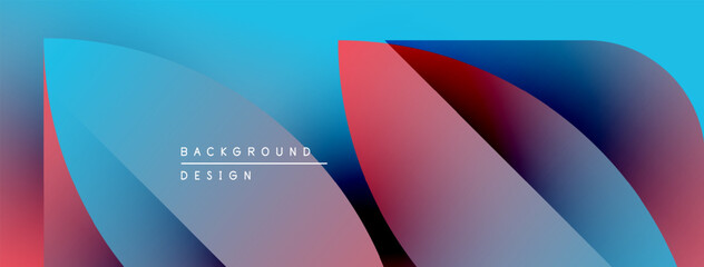 Abstract gradients overlap, creating dynamic visual texture. Blue, pink, purple hues blend seamlessly. Text reads background design.