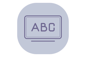 Digital interface displaying educational content, promoting language learning through interactive lessons. User engagement and knowledge acquisition concept