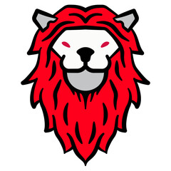 lion football logo